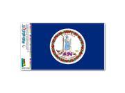 Virginia State Flag MAG NEATO S™ Automotive Car Refrigerator Locker Vinyl Magnet