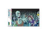 Zombie Horde Cartoon Drawing Undead Awesome MAG NEATO S™ Automotive Car Refrigerator Locker Vinyl Magnet