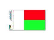 Madagascar Flag MAG NEATO S™ Automotive Car Refrigerator Locker Vinyl Magnet