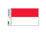 Monaco Flag MAG NEATO S™ Automotive Car Refrigerator Locker Vinyl Magnet