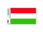 Hungary Flag MAG NEATO S™ Automotive Car Refrigerator Locker Vinyl Magnet