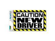 Caution New Driver MAG NEATO S™ Automotive Car Refrigerator Locker Vinyl Magnet