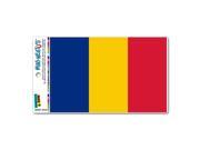 Romania Flag MAG NEATO S™ Automotive Car Refrigerator Locker Vinyl Magnet