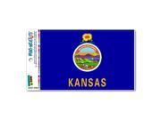 Kansas State Flag MAG NEATO S™ Automotive Car Refrigerator Locker Vinyl Magnet