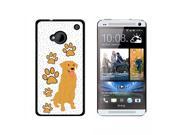 Golden Retriever of Awesomeness Snap On Hard Protective Case for HTC One 1 Black