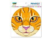 Orange Tabby Cat Face - Pet Kitty Circle MAG-NEATO'Sâ„¢ Automotive Car Refrigerator Locker Vinyl Magnet Orange Tabby Cat Face - Pet Kitty Circle MAG-NEATO'Sâ„¢ Automotive Car Refrigerator Locker Vinyl Magnet