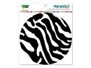 Zebra Print Love Circle MAG NEATO S™ Automotive Car Refrigerator Locker Vinyl Magnet