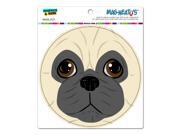 Pug Face - Close up Pet Dog Circle MAG-NEATO'Sâ„¢ Automotive Car Refrigerator Locker Vinyl Magnet Pug Face - Close up Pet Dog Circle MAG-NEATO'Sâ„¢ Automotive Car Refrigerator Locker Vinyl Magnet