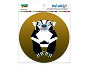 Geometric Badger Black and White Honey Circle MAG NEATO S™ Automotive Car Refrigerator Locker Vinyl Magnet