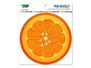 Orange Slice Circle MAG NEATO S™ Automotive Car Refrigerator Locker Vinyl Magnet
