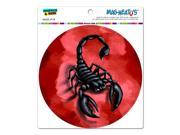 Scorpion Bug Insect Venom Poisonous Circle MAG NEATO S™ Automotive Car Refrigerator Locker Vinyl Magnet