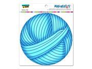 Blue Yarn Ball - Crochet Circle MAG-NEATO'Sâ„¢ Automotive Car Refrigerator Locker Vinyl Magnet Blue Yarn Ball - Crochet Circle MAG-NEATO'Sâ„¢ Automotive Car Refrigerator Locker Vinyl Magnet