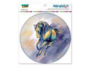 Horse Running Painting Cool Colors Circle MAG NEATO S™ Automotive Car Refrigerator Locker Vinyl Magnet
