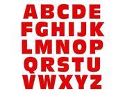 Alphabet Letters Uppercase Chevrons Red Zig Zag MAG NEATO S TM Novelty Gift Locker Refrigerator Vinyl Magnet Set