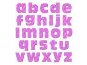 Alphabet Letters Lowercase Chevrons Pink Zig Zag MAG NEATO S TM Novelty Gift Locker Refrigerator Vinyl Magnet Set
