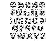Alphabet Letters Lowercase Cow Print Animals MAG NEATO S TM Novelty Gift Locker Refrigerator Vinyl Magnet Set