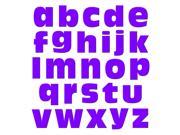 Alphabet Letters Lowercase Purple MAG NEATO S TM Novelty Gift Locker Refrigerator Vinyl Magnet Set