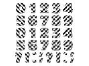 Numbers Punctuation Houndstooth MAG NEATO S TM Novelty Gift Locker Refrigerator Vinyl Magnet Set