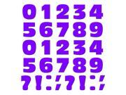 Numbers Punctuation Purple MAG NEATO S TM Novelty Gift Locker Refrigerator Vinyl Magnet Set