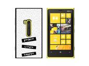 Peace Love Bagpipe Snap On Hard Protective Case for Nokia Lumia 920
