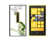 Zombie Girl Eat Your Brains Out Boys Funny Snap On Hard Protective Case for Nokia Lumia 920