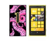 Octopus Tentacles Pink On Black Squid Kraken Snap On Hard Protective Case for Nokia Lumia 920