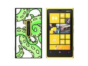 Octopus Tentacles Green On White Squid Kraken Snap On Hard Protective Case for Nokia Lumia 920