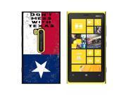 Don t Mess With Texas Flag Distressed Snap On Hard Protective Case for Nokia Lumia 920