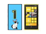 Siamese Cat On Blue Pet Snap On Hard Protective Case for Nokia Lumia 920