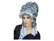 Ghost Lady Womens Gray Victorian Wig