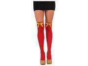 Wonder Woman Thigh High Womens Costume Stockings