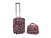 Rockland Luggage Rio 2 Piece Carry On Luggage Set