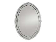 Uttermost Graziano Collection 34 High Frameless Oval Mirror