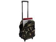 Rockland 17 inch Rolling Carry On Backpack Camo