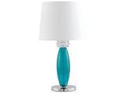 Cyan Design Vivien Iron and Glass Table Lamp White Shade