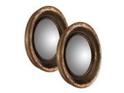 Uttermost Tropea Rounds Wood Mirror S 2