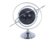 Armillary Sphere World Globe Table and Studio Decor Silver
