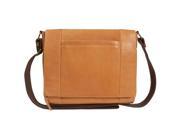 Canyon Outback Leather Gem Canyon Leather Flapover Messenger Bag Brown