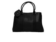 Canyon Outback Leather Dove Creek 17 Inch Leather Laptop Briefcase Black