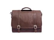 Canyon Outback Leather Willow Rock 16 Inch Leather Computer Briefcase Brown