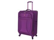 Wenger SwissGear Neo Lite Expandable 24 Spinner Suitcase Luggage Purple