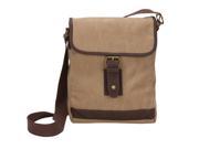 The Riverside Collection Small Canvas Field Messenger Crossbody Tablet Bag