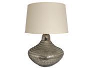 Urban Designs Gianna Mercury Glass Wire Weave Table Lamp