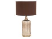 Urban Designs Distressed Gold 23 Glass Table Lamp