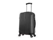 InUSA San Francisco 22 inch Lightweight Hardside Spinner Suitcase Charcoal
