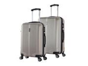 InUSA San Francisco ML 2 piece Light Hardside Spinner Luggage Set Champagne