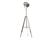 Urban Designs 59 Studio Nickel Tripod Floor Lamp Silver