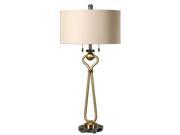 Uttermost Arcella Brushed Brass Lamp