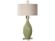 Uttermost Chamoru Green Glaze Lamp