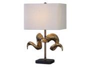 Uttermost Golden Horns Table Lamp